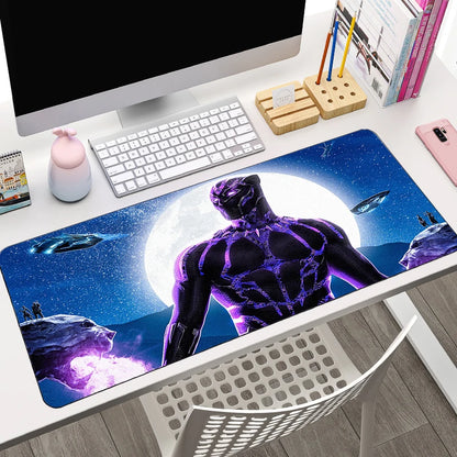 Marvel XXL Mouse Pad Laptop Black Panther Gaming Keyboard Pad PC Accessories Gamer Cabinet Desk Mat HD Anime Mousepad New Carpet