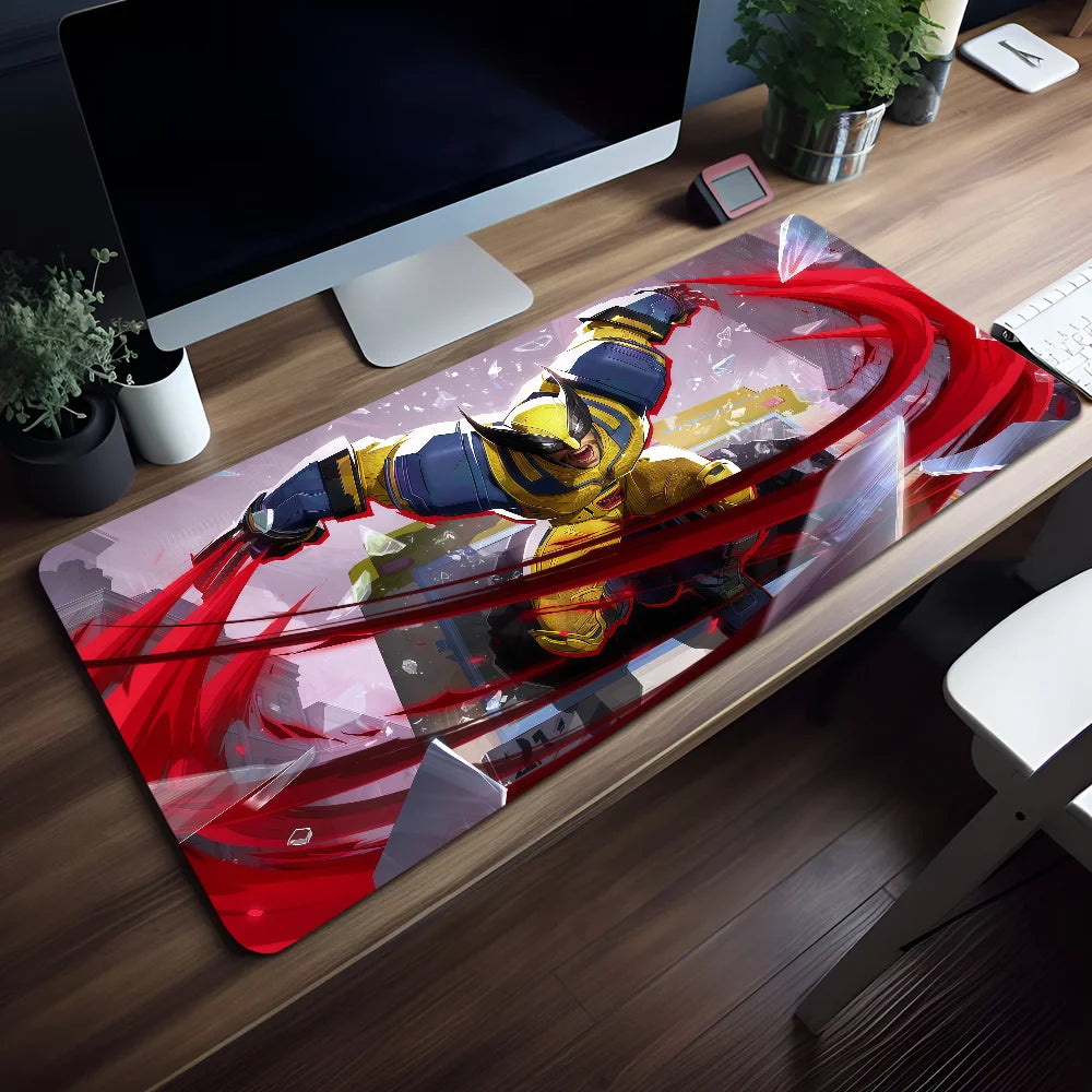 Action Mar Mouse Pad Non-slip Lockedge Wolverine Game Office Student Gaming Thickened Large Writing M-Marvels Cushion MousePad