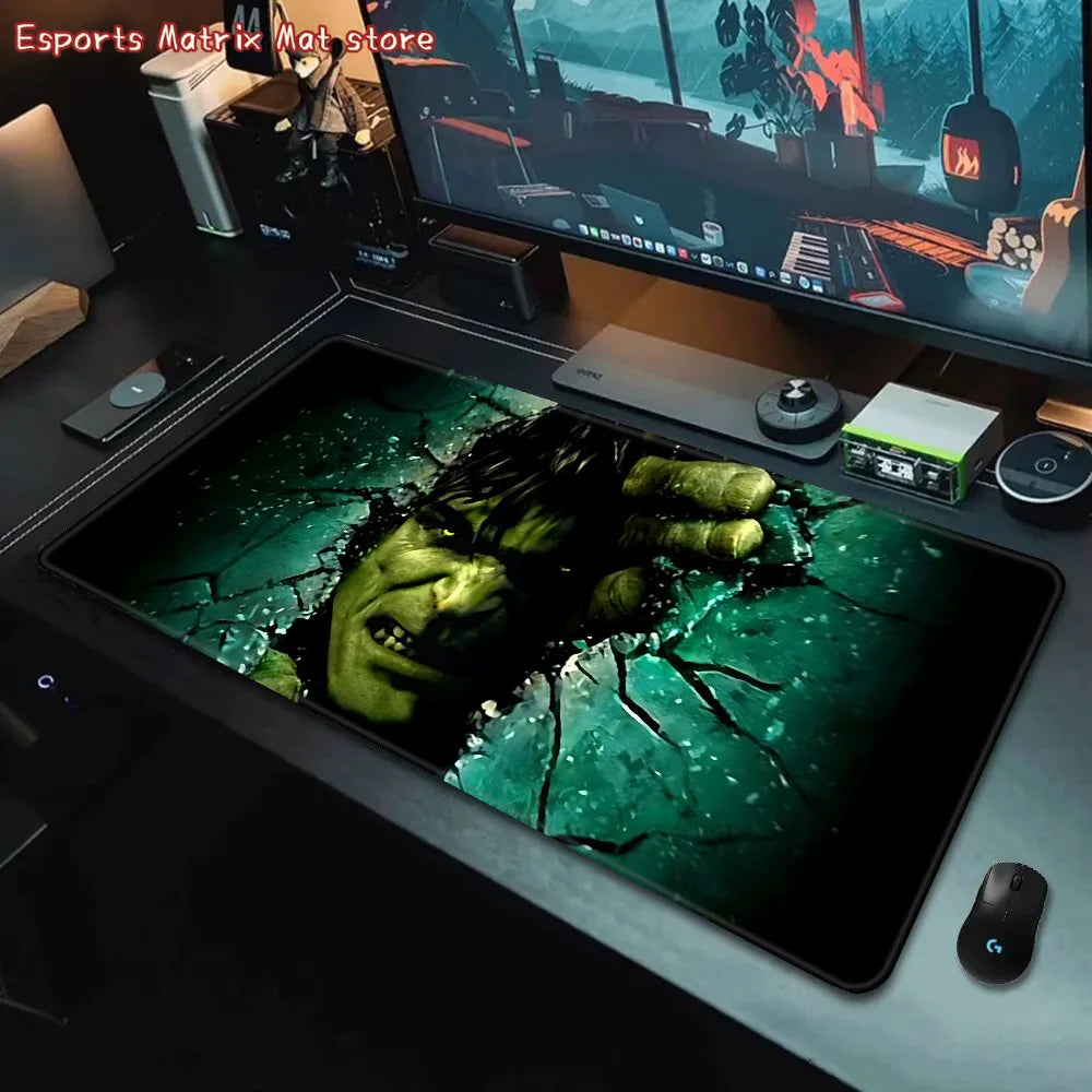 Marvel Hulk Mousepad HD Printing Computer Gamers Locking Edge Non-slip Mouse Pad  Keyboard PC Desk Pad