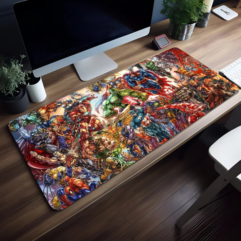 Mouse Movie Pad Superhero Mar Non-slip Lockedge A-Avengers Office Student Gaming Thickened Large The Writing Cushion MousePad