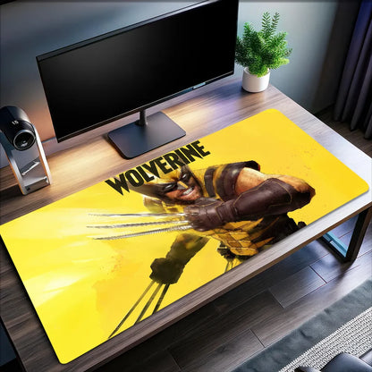Action Mar Mouse Pad Non-slip Lockedge Wolverine Game Office Student Gaming Thickened Large Writing M-Marvels Cushion MousePad