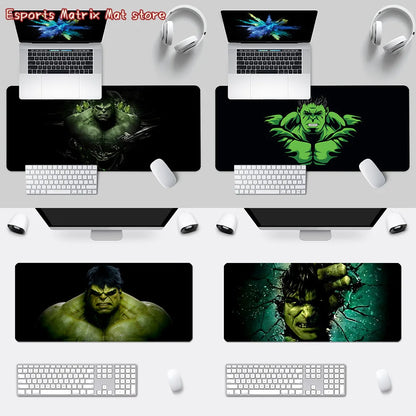 Marvel Hulk Mousepad HD Printing Computer Gamers Locking Edge Non-slip Mouse Pad  Keyboard PC Desk Pad