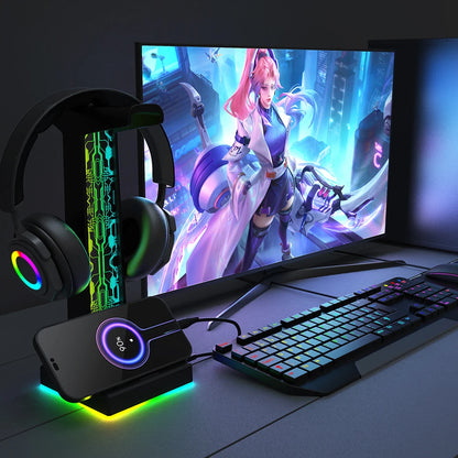 Supporto Cuffie con led
