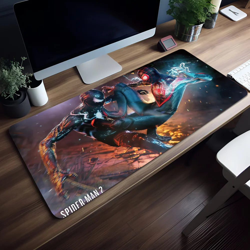 Mouse Superhero Pad Cool Spider-Man Non-slip Lockedge Office Student Gaming Thickened Large Writing Mar Cushion MousePad