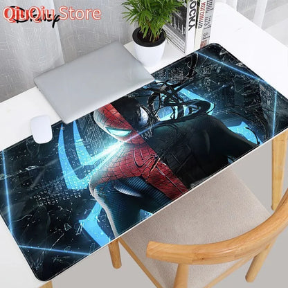 Marvel Spiderman Extra Large Keyboard Mat Table Mat Students Gamer Desktop Mousepad Gaming Mouse Pad for PC Computer Table