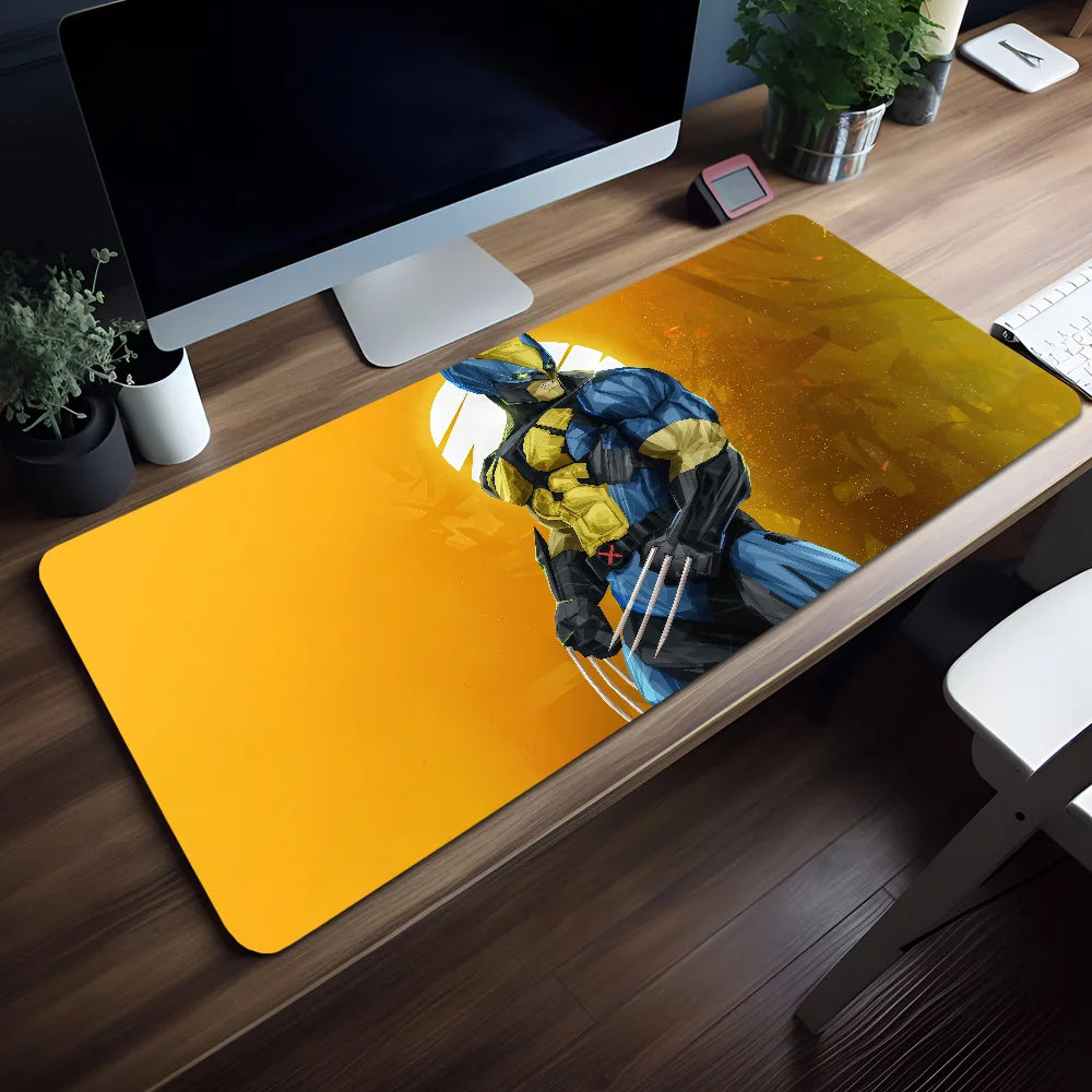 Action Mar Mouse Pad Non-slip Lockedge Wolverine Game Office Student Gaming Thickened Large Writing M-Marvels Cushion MousePad
