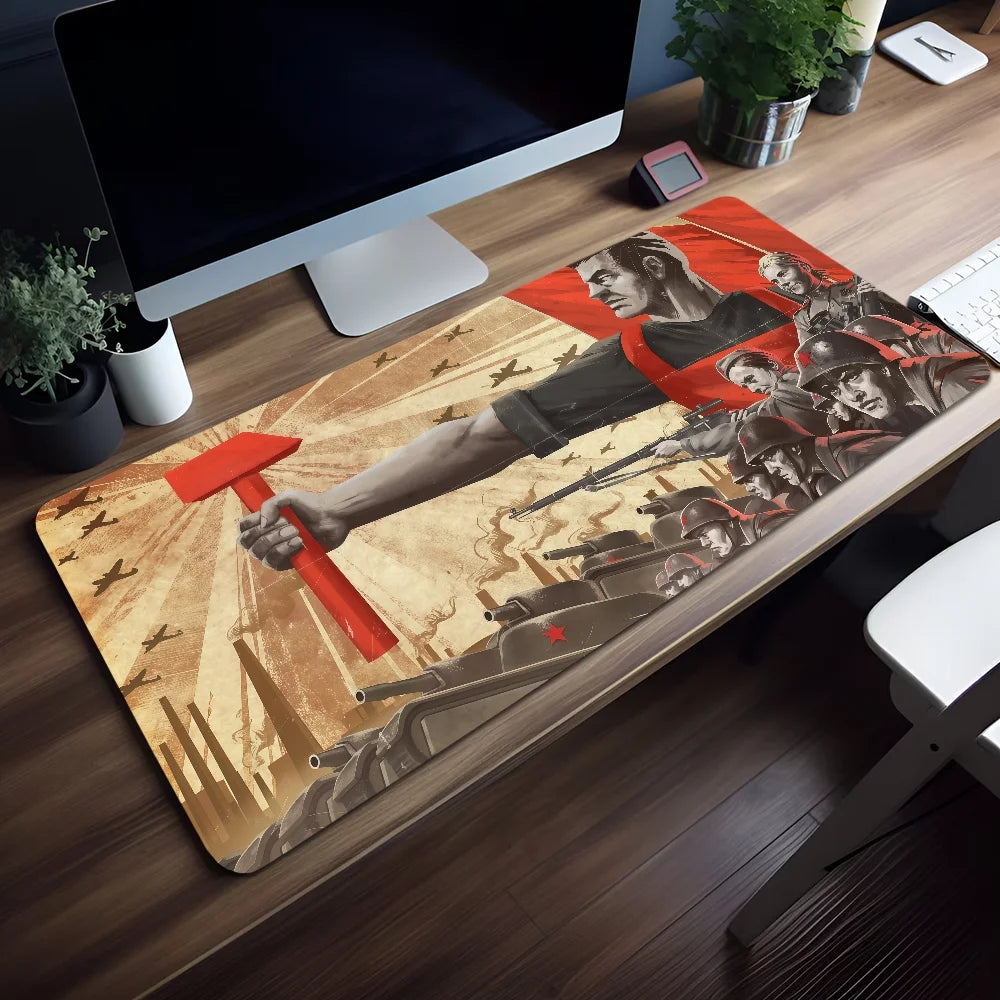 Iron Mouse Pad H-Hearts Non-slip Lockedge Office IV Student Gaming Game Simulation Thickened of Large Writing Cushion MousePad
