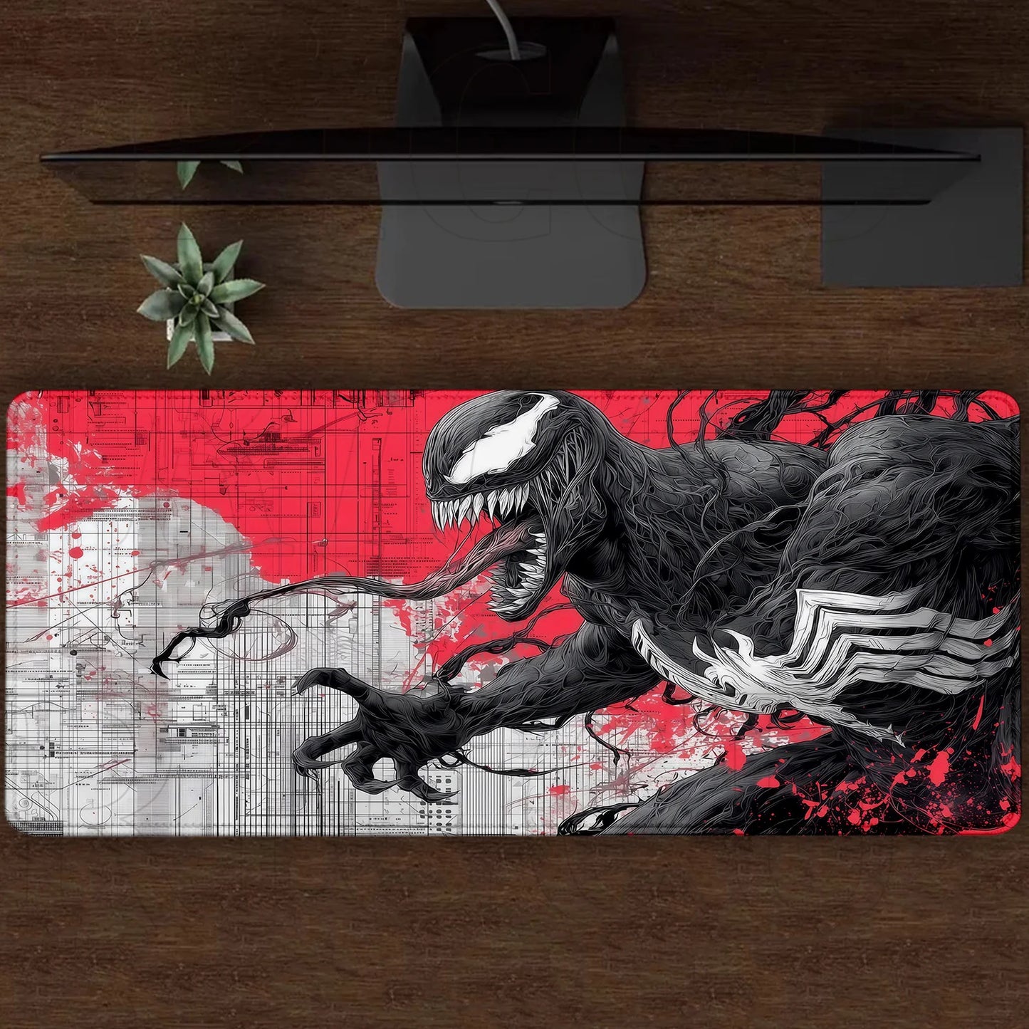 HD 900x400mm Marvel comic Large Mouse Pad Venom Computer Game PC Accessories Desk Mat Laptop Non Slip Printing Keyboard MousePad