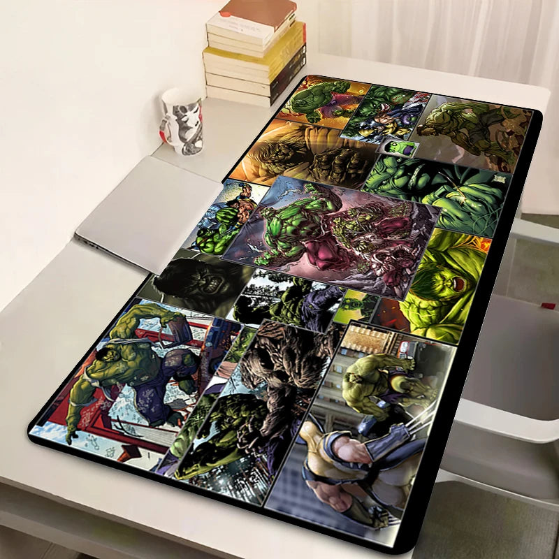 Marvel Hulk Mouse Pad Large 900x400 Gaming Mousepad Laptop Gamer Accessories Keyboard Rug Computer Anime Desk Mat Comic Carpet