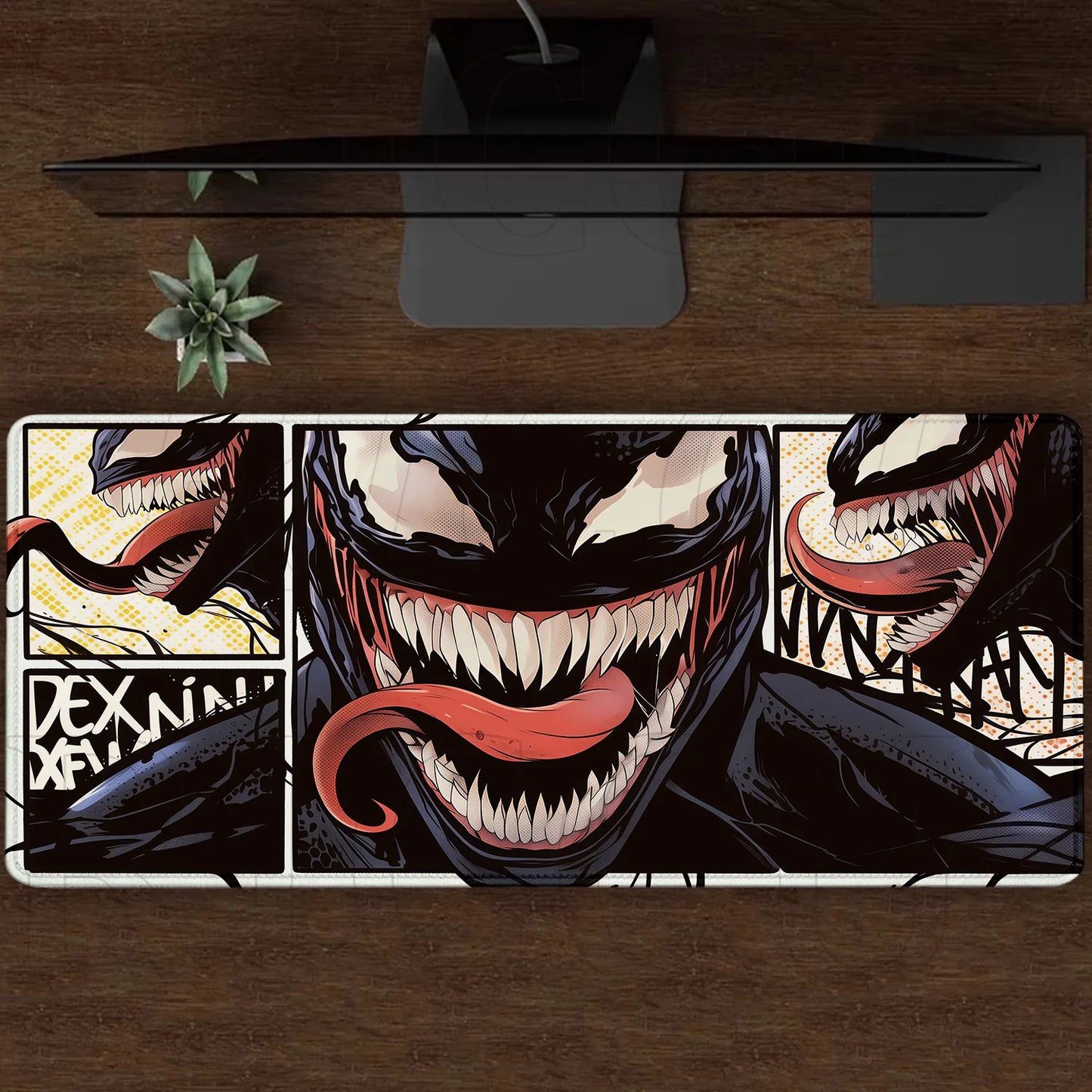 HD 900x400mm Marvel comic Large Mouse Pad Venom Computer Game PC Accessories Desk Mat Laptop Non Slip Printing Keyboard MousePad