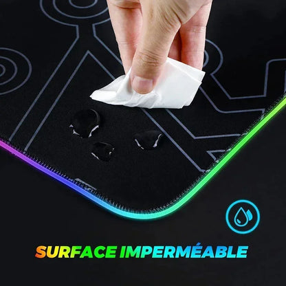 Marvel Avengers Assemble Mouse Pad RGB Backlit Mouse Pad Laptop Mouse Pad Laptop Gamer Computer Desk Gaming Accessories