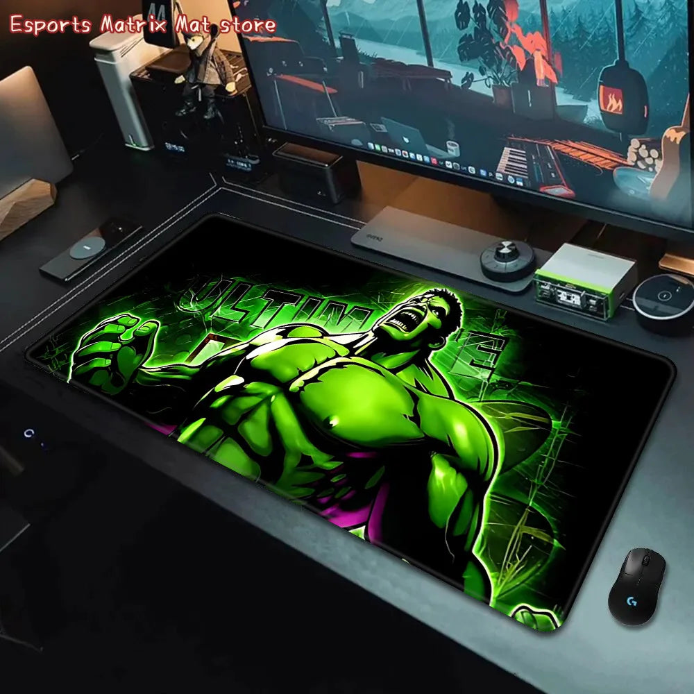 Marvel Hulk Mousepad HD Printing Computer Gamers Locking Edge Non-slip Mouse Pad  Keyboard PC Desk Pad