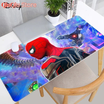 Marvel Spiderman Extra Large Keyboard Mat Table Mat Students Gamer Desktop Mousepad Gaming Mouse Pad for PC Computer Table