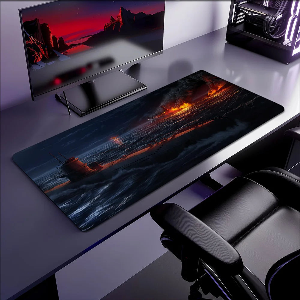 Iron Mouse Pad H-Hearts Non-slip Lockedge Office IV Student Gaming Game Simulation Thickened of Large Writing Cushion MousePad