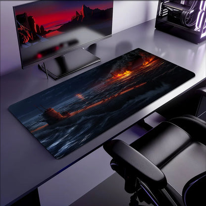 Iron Mouse Pad H-Hearts Non-slip Lockedge Office IV Student Gaming Game Simulation Thickened of Large Writing Cushion MousePad