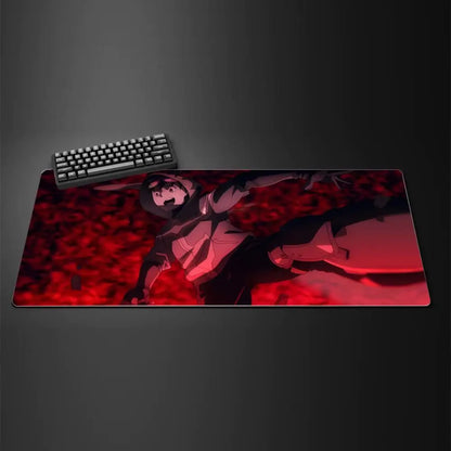 Linebarrels of Iron Mecha Anime Mouse Pad Mousepad Large Gaming Mouse Pad LockEdge Thickened Computer Keyboard Table Desk Mat