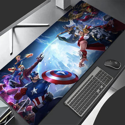 New Mouse Pad Larger XXL 900x400 Speed Mini Marvel Computer Keyboard Pads Desk Mat Gaming Accessories Home Mousepad For LOL