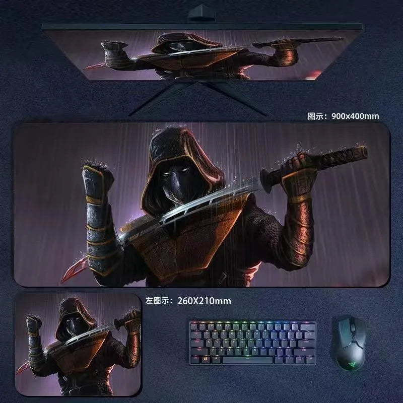 Mouse Pad the Avengers Iron Man Captain America Thor Hulk Ant-Man Black Widow Extra-Large Thickened Computer Keyboard Desk 90*40